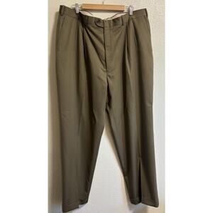 Britches Worsted Wool Winston Men's Dress Pants Size 42R (42X31) Made In Italy